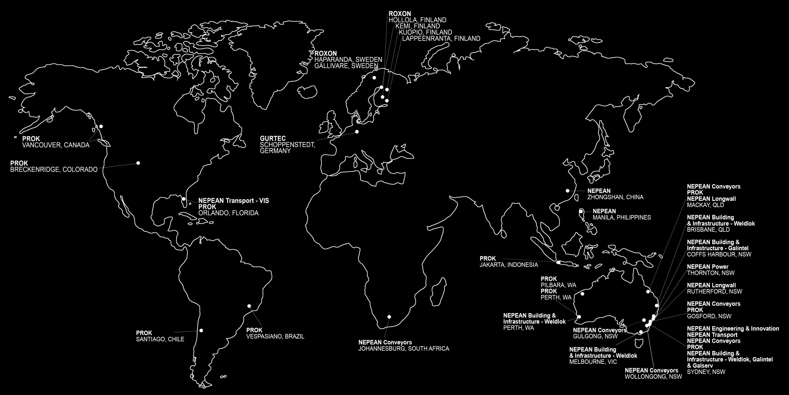NEPEAN World Map